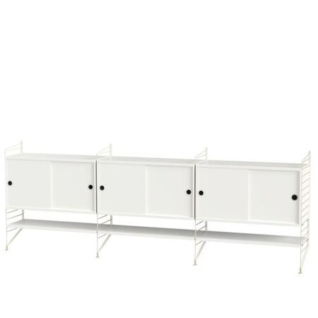 String_Furnitur_System_Wohnzimmer_F_Beige_Weiss