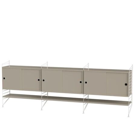 String_Furnitur_System_Wohnzimmer_F_Beige_Weiss