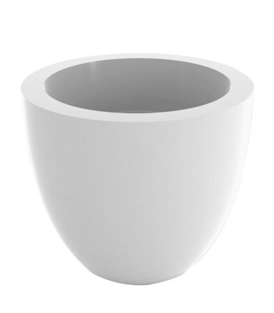 Vondom Blowl Pot Ø30x26 - Lacquered White