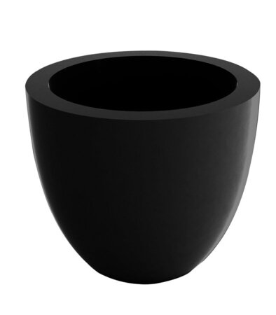 Vondom Blowl Pot Ø30x26 - Lacquered Black