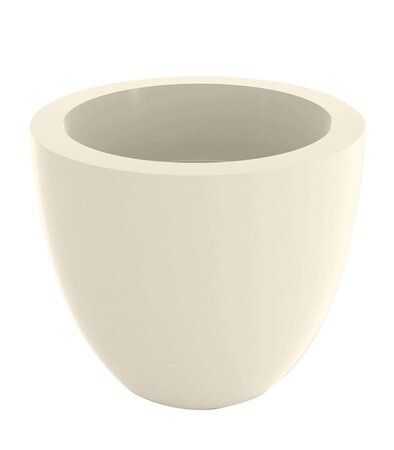 Vondom Blowl Pot Ø50x43 - Lacquered Ecru