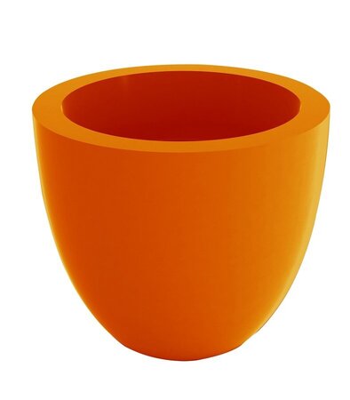 Vondom Blowl Pot Ø50x43 - Lacquered Orange