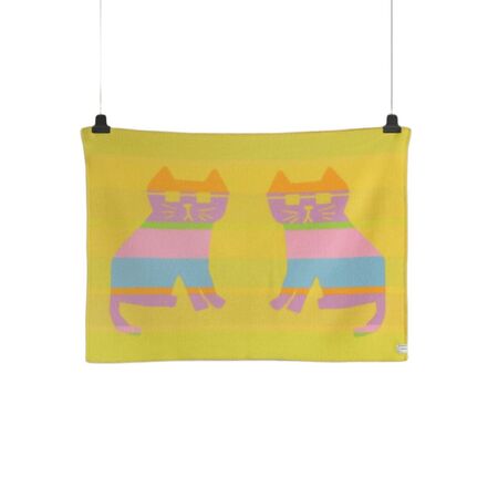 Røros Tweed,Røros Tweed Cool Cats Babydecke 100x67cm,Cool Cats Babydecke,Wohntextilien,Duvets & Kopfkissen