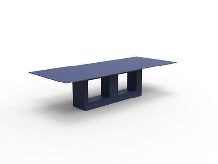Vondom Vela Table XL 300X120X72-HPL Black Edge - Basic-Navy