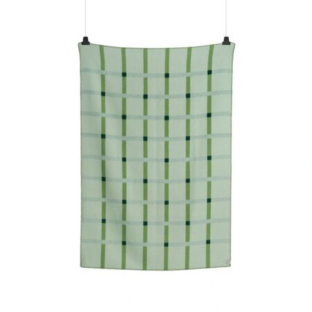 Røros Tweed Lammwolldecke Knut 135 x 200 cm von Røros Tweed Feldgrün