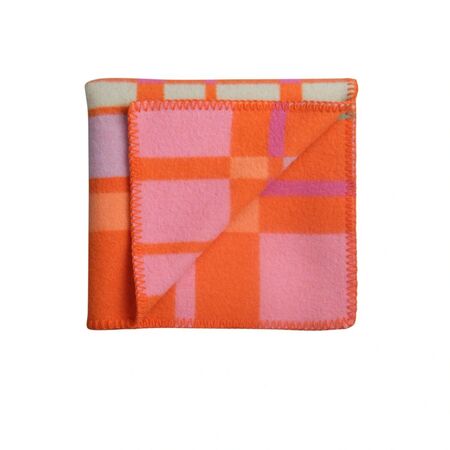 Røros Tweed,Baby Lammwolldecke City 67 x 100 cm von Røros Tweed,orange,Wohntextilien,Plaids