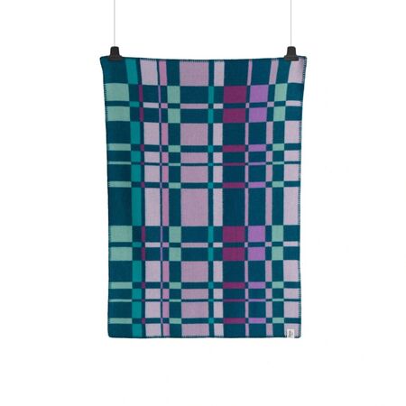 Røros Tweed,Baby Lammwolldecke City 67 x 100 cm von Røros Tweed,Aqua,Wohntextilien,Plaids