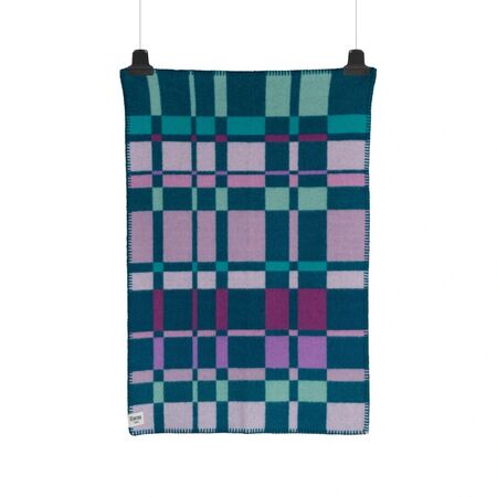 Røros Tweed,Baby Lammwolldecke City 67 x 100 cm von Røros Tweed,Aqua,Wohntextilien,Plaids
