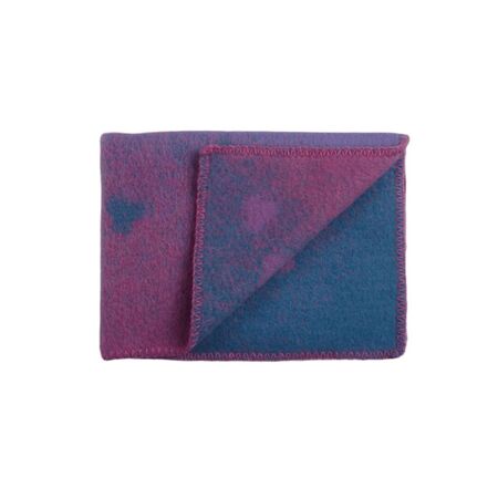 Røros Tweed Røros Tweed Melvin Babydecke 100 x 67 cm Violett/Rosa, Standard