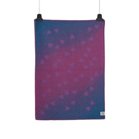 Røros Tweed Røros Tweed Melvin Babydecke 100 x 67 cm Violett/Rosa, Standard