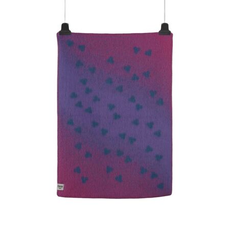 Røros Tweed Røros Tweed Melvin Babydecke 100 x 67 cm Violett/Rosa, Standard