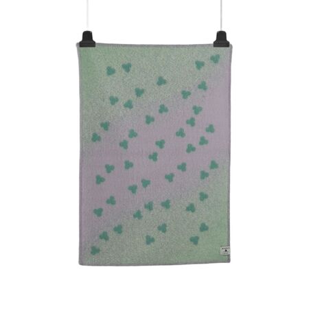 Røros Tweed Røros Tweed Melvin Babydecke 100 x 67 cm Türkis/Lavendel, Standard