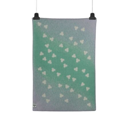 Røros Tweed Røros Tweed Melvin Babydecke 100 x 67 cm Türkis/Lavendel, Standard