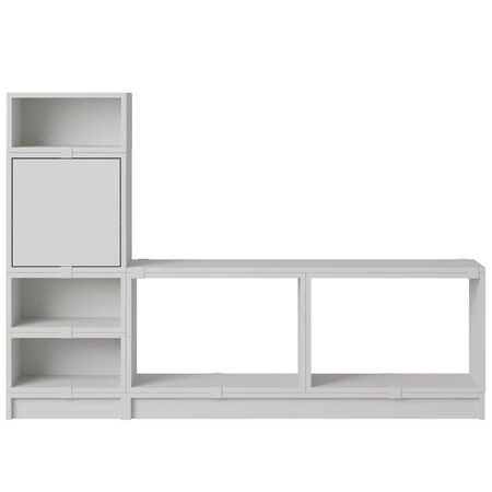 Muuto Muuto Hallway Stacked Storage System Grau , Configuration 1