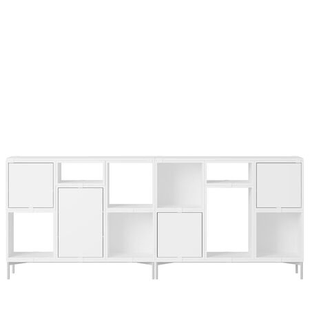 Muuto Office Stacked Storage System, Konfiguration 3, White