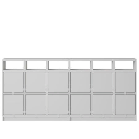 Muuto Sideboard Stacked Storage System, Konfiguration 1, Grey