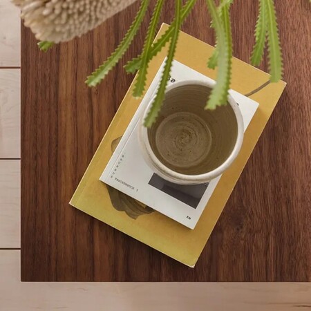 Kalon Simple Side Table Walnut