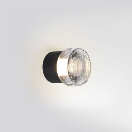Marset Marset Roc - Wandleuchte Roc Mini, Schwarz