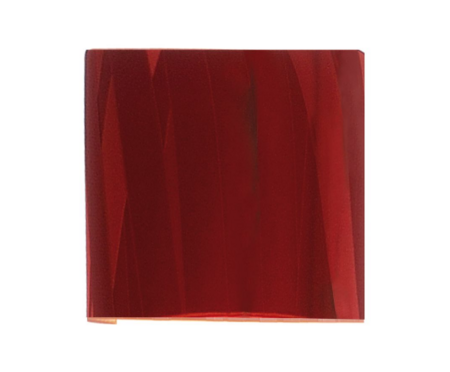 Fambuena Viereckige Dress Wandlampe - Rot