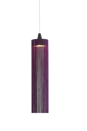 Fambuena Swing One XL Hängelampe / Baumwolle, Metall - Violett