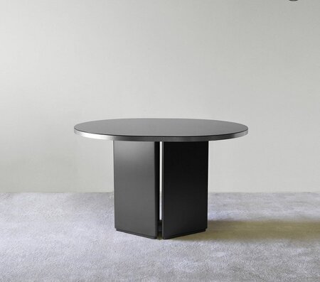 Eno Studio Brandy Small Table - Black & Silver