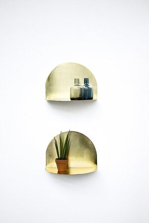 Eno Studio Archal Half Moon Mirror