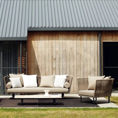 Kettal Bitta 3-Sitzer Outdoor Sofa