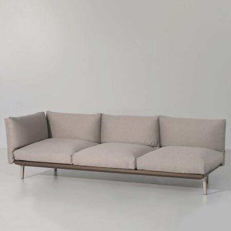 Kettal BOMA 3-Sitzer Eckelement - links