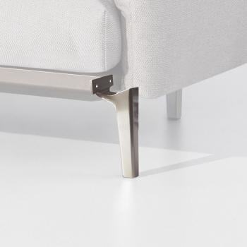 Kettal BOMA 3-Sitzer Eckelement - Standard Fuß, Silver Boma