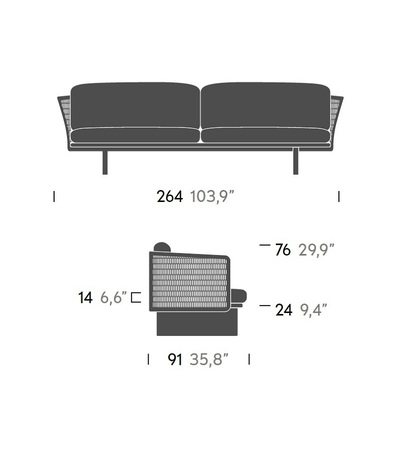 Kettal Mesh Sofa