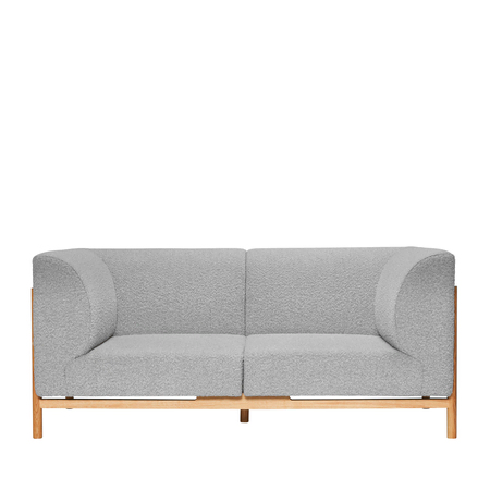 Hübsch  Moment 2 Sitzer Sofa von Hübsch Grau