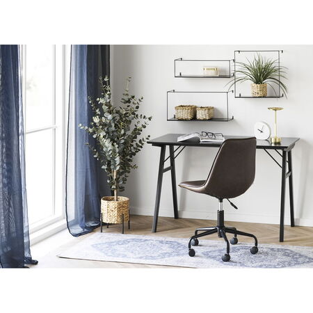 House N Vojens Desk - Black / Black