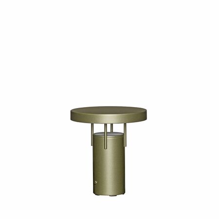 Hübsch  BringMe Tragbare Lampe von Hübsch Metallic Dunkelgrün