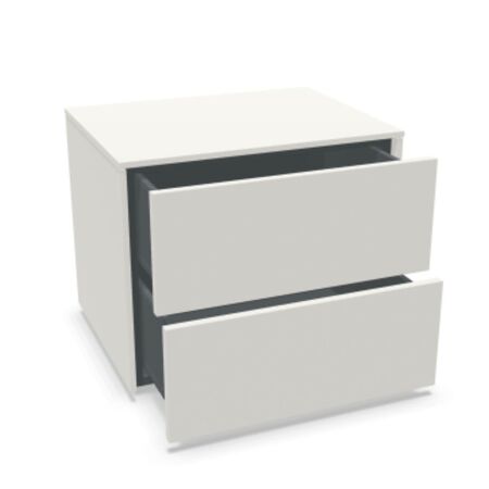 Müller Small Living Nachttisch Kombination 10 Aventa von Müller Small Living Weiss