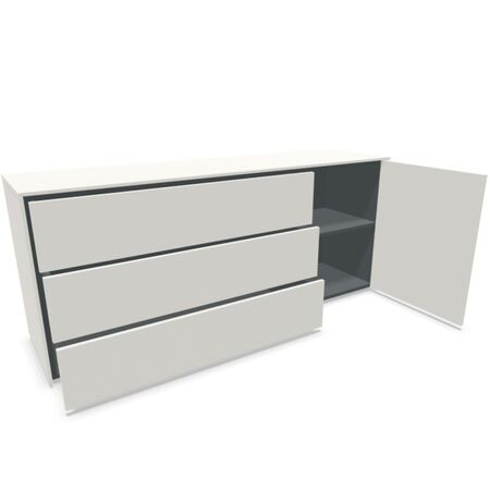 Müller Small Living Sideboard Kombination 1 Aventa von Müller Small Living Weiss