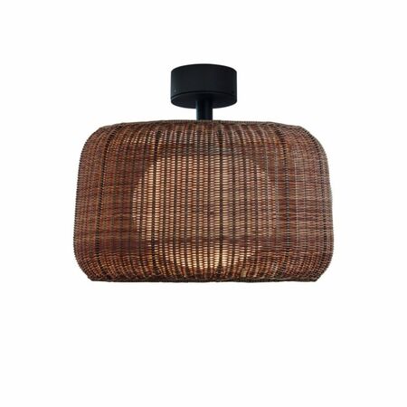 Bover Bover Fora PF - Deckenleuchte  Graphite Brown /  Rattan Brown 