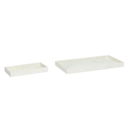 Hübsch  Grand Tabletts im 2er Set von Hübsch Weiss