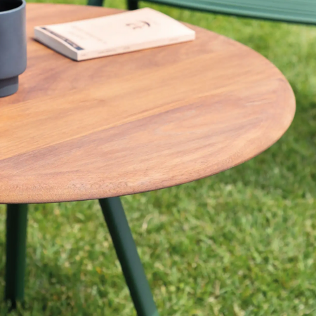Fast Zebra 420L - Couchtisch mit Ikoro Tischplatte
