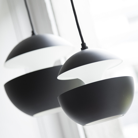 Leuchte Here comes the Sun Schwarz DCW Editions