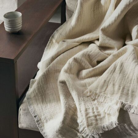 Ferm Living Decke Weaver von Ferm Living  Off-White