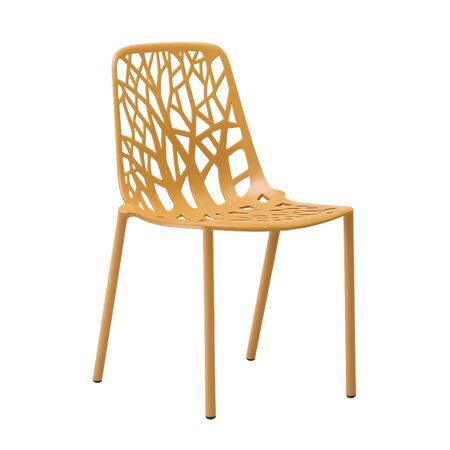Fast Forest Stuhl von Fast Senfgelb , Beine bedeckt mit Aluminium