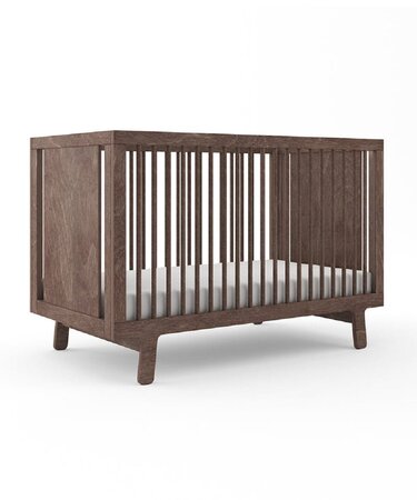 Oeuf Babybett Sparrow 70 x 140 - walnuss