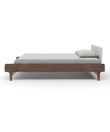 Oeuf River Twin Bed - White/Walnut