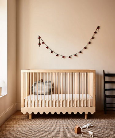 Oeuf Moss Crib - Babybett - Birke Lackiert
