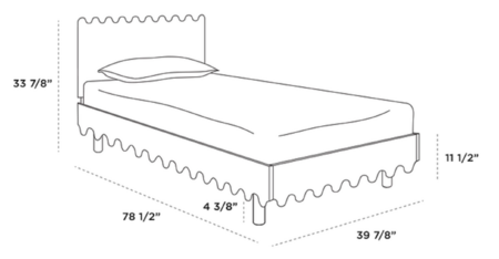 Oeuf Moss Twin Bed - Kinderbett