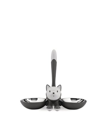 ALESSI TIGRITO KATZENNAPF - Grau