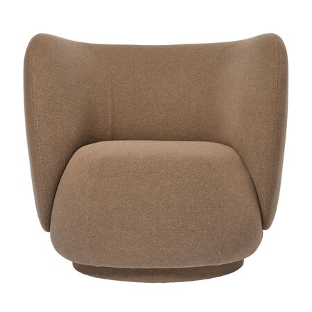Ferm Living Rico Lounge Chair Dark sand