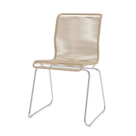 Montana Montana Panton One Outdoor Stuhl Papier 601 Paper Nature, Chrom 43 Chrome