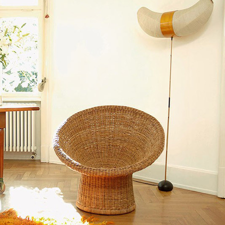 Rattansessel E10 Richard Lampert