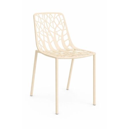 Fast Forest Stuhl von Fast  Butterweiss , Beine bedeckt mit Aluminium